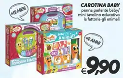 Iper Super Conveniente Carotina Baby penna parlante baby/mini tavolino educativo la fattoria-gli animali offerta