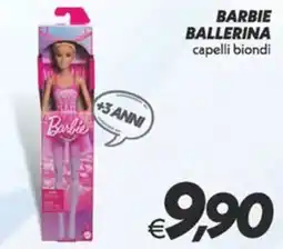 Iper Super Conveniente Barbie ballerina capelli biondi offerta