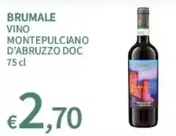 SpeSì Brumale vino montepulciano d'abruzzo doc offerta