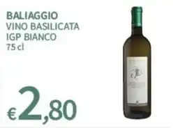 SpeSì Baliaggio vino basilicata igp bianco offerta