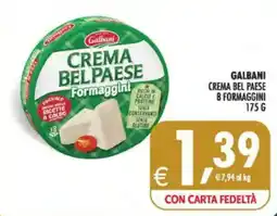 Deco Maxistore Galbani Crema Bel Paese Formaggini offerta