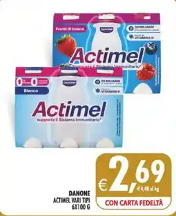 Deco Maxistore Actimel Danone offerta