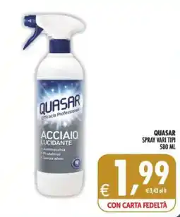 Deco Maxistore Quasar acciaio lucidante offerta