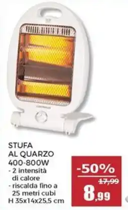 Happy Casa Stufa al quarzo offerta
