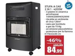 Happy Casa Stufa a gas 2 in 1 Electrolux offerta
