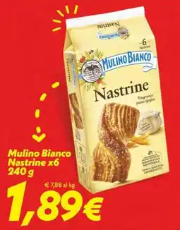 Iper Super Conveniente Mulino Bianco Nastrine offerta