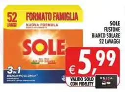 Deco Maxistore Sole fustone bianco solare offerta