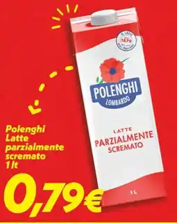 Iper Super Conveniente Polenghi Latte parzialmente scremato offerta