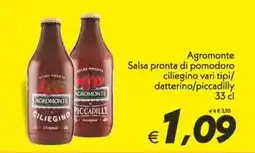 Iper Super Conveniente Agromonte Salsa pronta di pomodoro ciliegino offerta