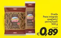 Iper Super Conveniente Divella Pasta integrale offerta