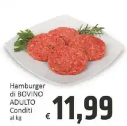 Paghi Poco Hamburger di BOVINO ADULTO offerta
