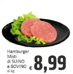 Paghi Poco Hamburger Misti di SUINO e BOVINO offerta