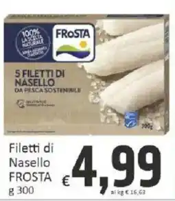 Paghi Poco Filetti di Nasello FROSTA offerta