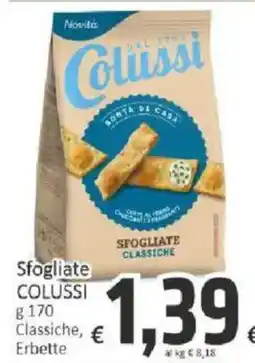 Paghi Poco Sfogliate Colussi Classiche offerta