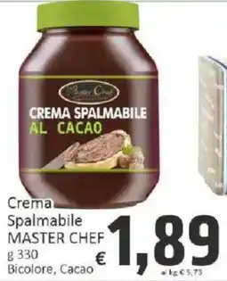 Paghi Poco Crema Spalmabile Master Chef offerta