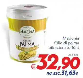 Madonia Olio di palma bifrazionato