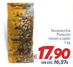 Iper Super Conveniente Terravecchia Pistacchi tostati e salati offerta