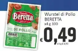 Paghi Poco Wurstel di Pollo Beretta offerta