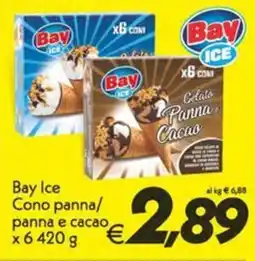 Iper Super Conveniente Bay Ice Cono panna/cacao offerta
