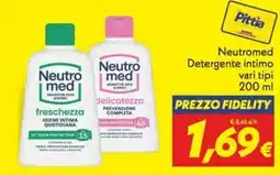 Iper Super Conveniente Neutromed Detergente intimo offerta