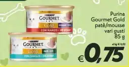 Iper Super Conveniente Purina Gourmet Gold patè/mousse offerta