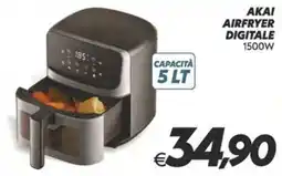 Iper Super Conveniente Akai airfryer digitale offerta