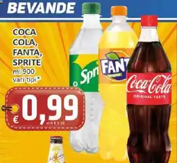 Paghi Poco Coca Cola, Fanta, Sprite offerta