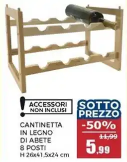 Happy Casa Cantinetta in legno di abete offerta