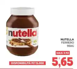 Eté Nutella Ferrero offerta
