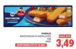 Eté Findus bastoncini di merluzzo offerta