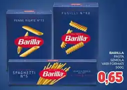 Eté Barilla pasta semola offerta