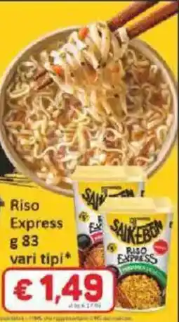 Paghi Poco Riso Express offerta