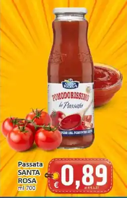 Paghi Poco Passata Santa Rosa offerta