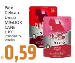 Paghi Poco Patè Delicato Unico Miglior Cane offerta