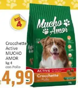 Paghi Poco Crocchette Active MUCHO AMOR offerta