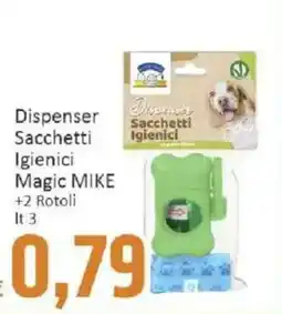 Paghi Poco Dispenser Sacchetti Igienici Magic MIKE offerta