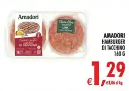 Deco Maxistore Amadori hamburger di tacchino offerta