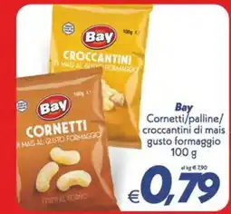 Iper Super Conveniente Bay Cornetti/palline/croccantini di mais gusto formaggio offerta