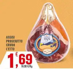 Conté Supermercati Assisi Prosciutto Crudo offerta