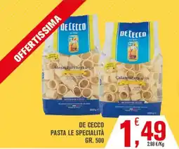 Conté Supermercati De Cecco pasta le specialità offerta