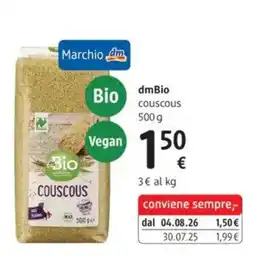 dm drogerie markt dmBio couscous offerta