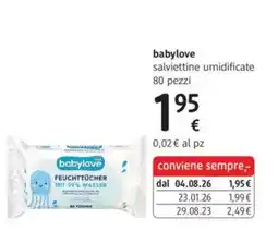 dm drogerie markt babylove salviettine umidificate offerta