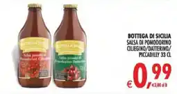 Deco Maxistore Bottega di Sicilia Salsa di Pomodorino offerta