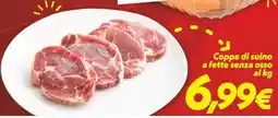 Iper Super Conveniente Coppa di suino offerta