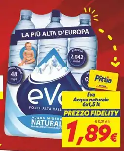 Iper Super Conveniente Eva Acqua naturale offerta