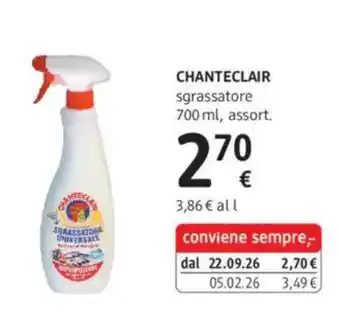 Chanteclair sgrassatore universale