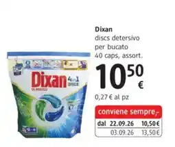 dm drogerie markt Dixan disci detersivo per bucato offerta