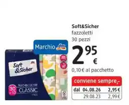dm drogerie markt Soft&Sicher fazzoletti offerta