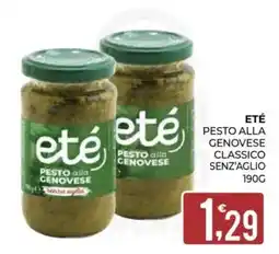 Eté eté Pesto alla Genovese senza aglio offerta