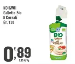 Conté Supermercati NOI&VOI Gallette Bio 5 Cereali offerta